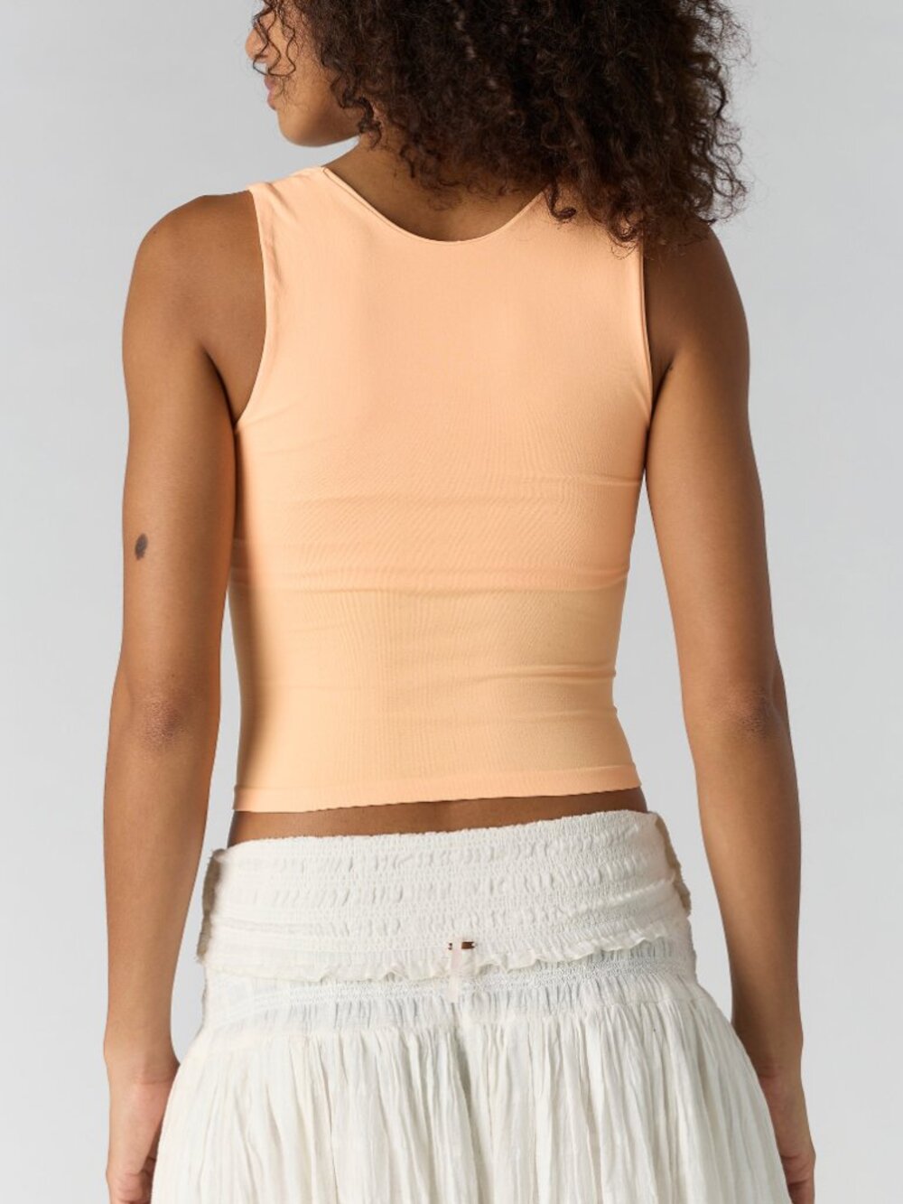 FREE PEOPLE Clean Lines Muscle Cami / Spark Light - Picture 4 of 6